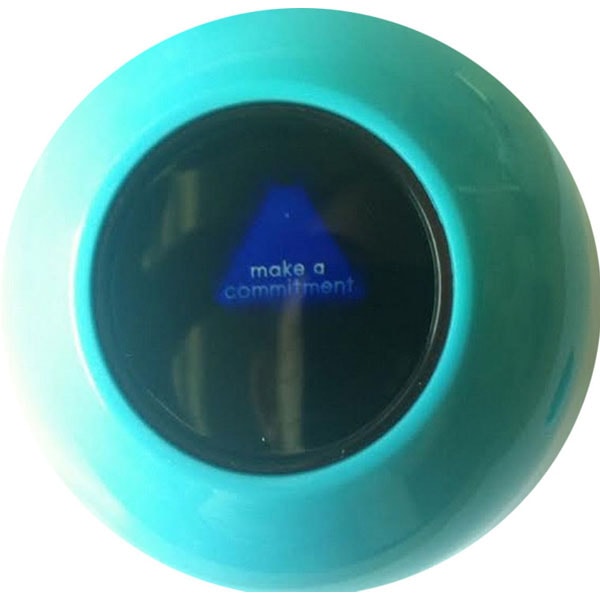 4 inch blue magic 8 ball