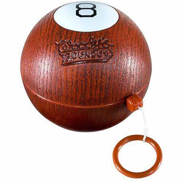 Custom Magic 8 Ball Keychain With Wood Material