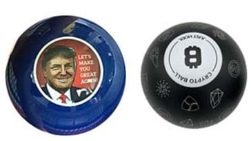 Magic 8 Ball With Full color full coverage Graphics Printed