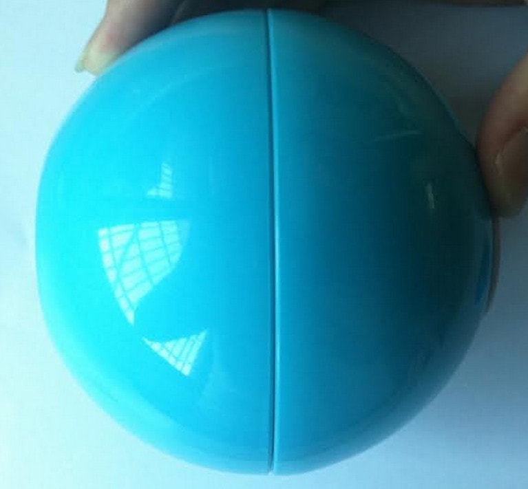 custom magic 8 ball with logo around window