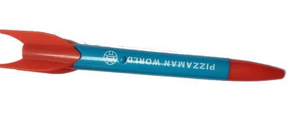 Black blue rocket projector pen with custom logo