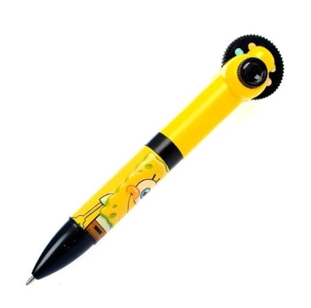 yellow barrel custom plastic project pen