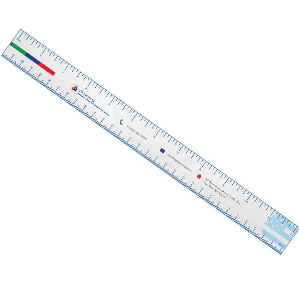 30 cm Custom Clear Plastic Rulers