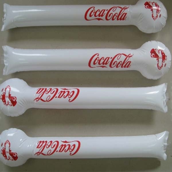 Custom Inflatable Bam Bam Sticks With White Color For Cocacola