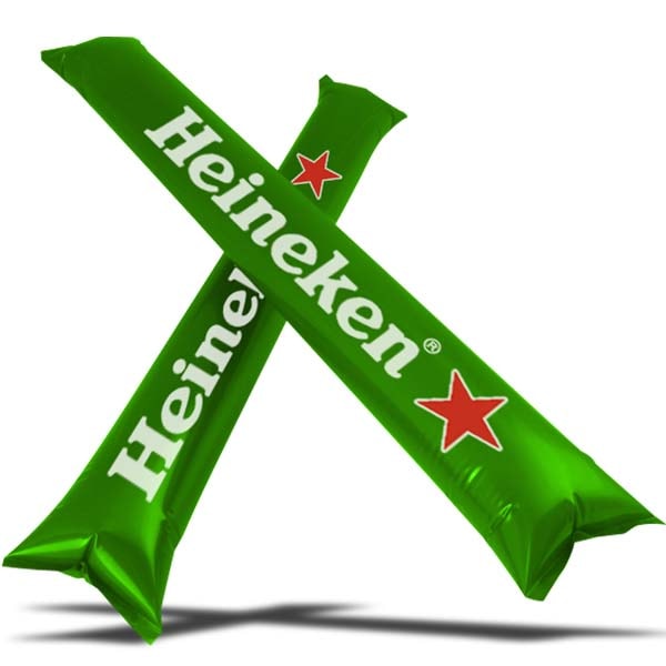 Square Top Thunder Sticks For Heineken