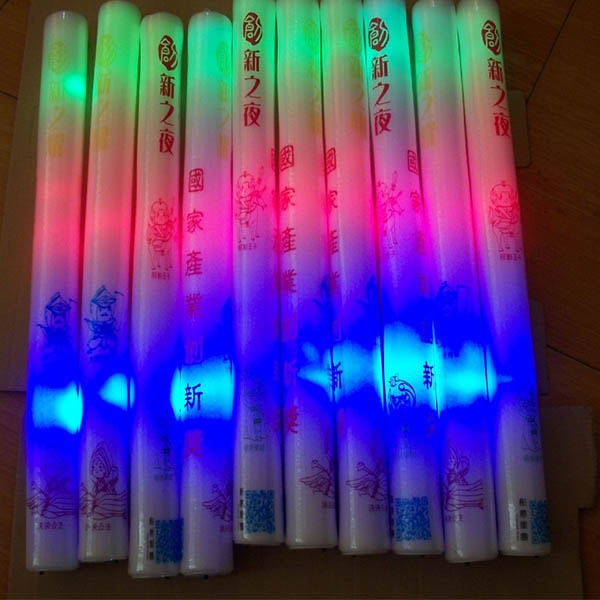 Styrofoam Glow Sticks