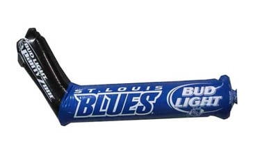 The Thunder Sticks Hockey is made of PE and in the shpe of Hockey stick.You can imprint your logo on bang bang stick if you are sponsoring Hockey event or sports