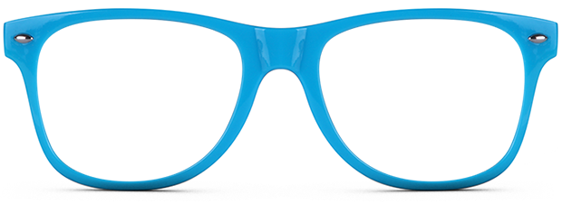 Blue color frame of sunglasses