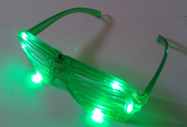 Custom Sunglasses with Green Color