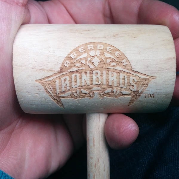 personalized crab mallets with logo