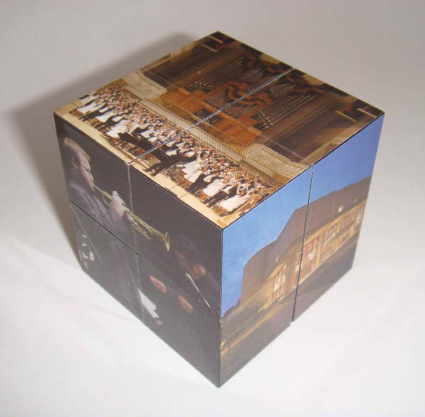 7cm folding photo cube puzzle