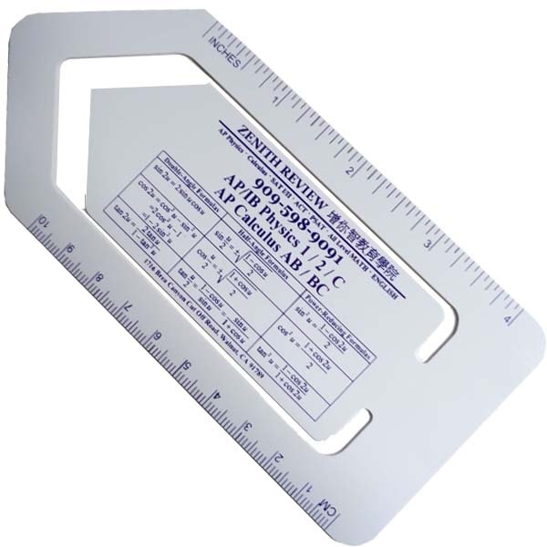 free printable ruler bookmark